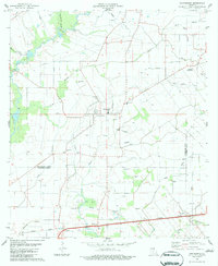 Download a high-resolution, GPS-compatible USGS topo map for Chataignier, LA (1983 edition)