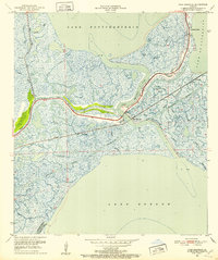 Download a high-resolution, GPS-compatible USGS topo map for Chef Menteur, LA (1952 edition)