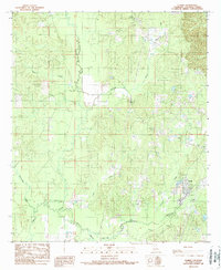 Download a high-resolution, GPS-compatible USGS topo map for Clark, LA (1989 edition)