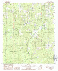 Download a high-resolution, GPS-compatible USGS topo map for Clay, LA (1986 edition)