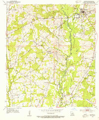 Download a high-resolution, GPS-compatible USGS topo map for Clinton, LA (1955 edition)