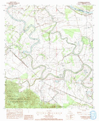Download a high-resolution, GPS-compatible USGS topo map for Cloutierville, LA (1991 edition)