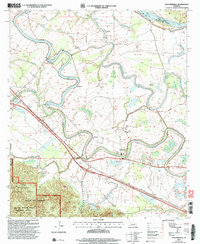 preview thumbnail of historical topo map of Natchitoches County, LA in 2003