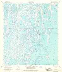 Download a high-resolution, GPS-compatible USGS topo map for Cocodrie, LA (1966 edition)