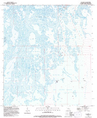 Download a high-resolution, GPS-compatible USGS topo map for Cocodrie, LA (1994 edition)