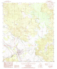 Download a high-resolution, GPS-compatible USGS topo map for Colfax, LA (1985 edition)