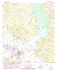 Download a high-resolution, GPS-compatible USGS topo map for Colfax, LA (1993 edition)