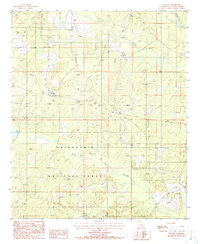 Download a high-resolution, GPS-compatible USGS topo map for Colquitt, LA (1986 edition)