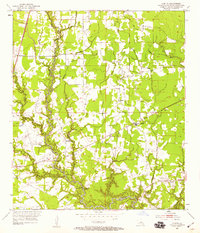 1953 Map of Central, LA, 1959 Print