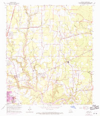 preview thumbnail of historical topo map of East Baton Rouge County, LA in 1962