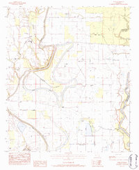 preview thumbnail of historical topo map of Franklin County, LA in 1983