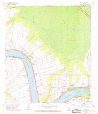 Download a high-resolution, GPS-compatible USGS topo map for Convent, LA (1969 edition)