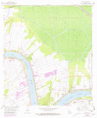 Download a high-resolution, GPS-compatible USGS topo map for Convent, LA (1981 edition)