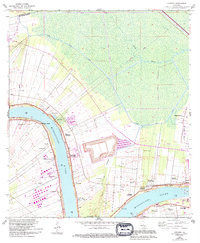 Download a high-resolution, GPS-compatible USGS topo map for Convent, LA (1994 edition)