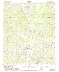 Download a high-resolution, GPS-compatible USGS topo map for Converse, LA (1989 edition)
