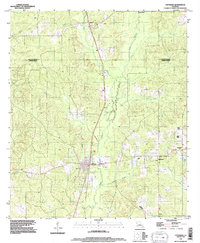 Download a high-resolution, GPS-compatible USGS topo map for Converse, LA (1996 edition)