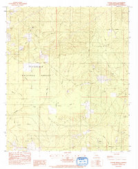 preview thumbnail of historical topo map of Winn County, LA in 1983
