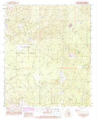 preview thumbnail of historical topo map of Winn County, LA in 1983