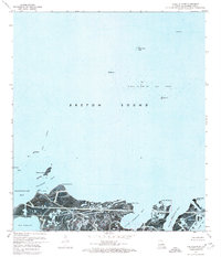 Download a high-resolution, GPS-compatible USGS topo map for Coquille Point, LA (1974 edition)