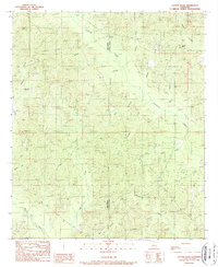 preview thumbnail of historical topo map of Winn County, LA in 1989