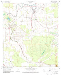 Download a high-resolution, GPS-compatible USGS topo map for Cottonport, LA (1986 edition)