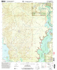 Download a high-resolution, GPS-compatible USGS topo map for Coup Point, LA (2005 edition)