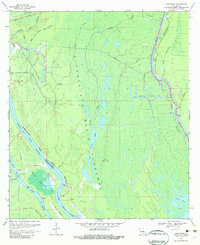 Download a high-resolution, GPS-compatible USGS topo map for Cow Bayou, LA (1982 edition)