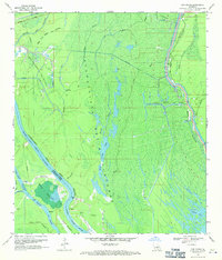 Download a high-resolution, GPS-compatible USGS topo map for Cow Bayou, LA (1971 edition)