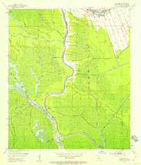 Download a high-resolution, GPS-compatible USGS topo map for Crescent, LA (1958 edition)