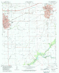 Download a high-resolution, GPS-compatible USGS topo map for Crowley East, LA (1983 edition)