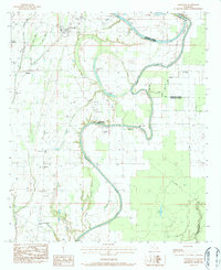 Download a high-resolution, GPS-compatible USGS topo map for Crowville, LA (1984 edition)