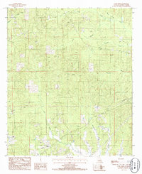 Download a high-resolution, GPS-compatible USGS topo map for Curr Creek, LA (1986 edition)