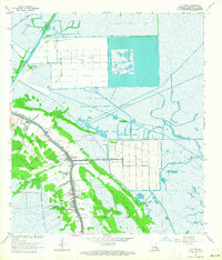 Download a high-resolution, GPS-compatible USGS topo map for Cut Off, LA (1964 edition)