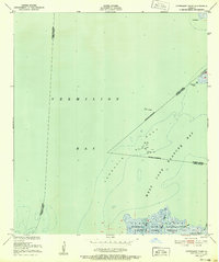 Download a high-resolution, GPS-compatible USGS topo map for Cypremort Point, LA (1952 edition)