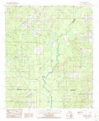 Download a high-resolution, GPS-compatible USGS topo map for Danville, LA (1986 edition)