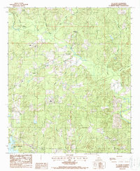 preview thumbnail of historical topo map of Union County, LA in 1988