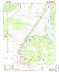 Download a high-resolution, GPS-compatible USGS topo map for Deer Park, LA (1984 edition)