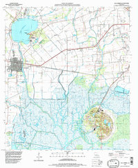 Download a high-resolution, GPS-compatible USGS topo map for Delcambre, LA (1998 edition)