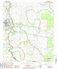 Download a high-resolution, GPS-compatible USGS topo map for Delhi, LA (1987 edition)