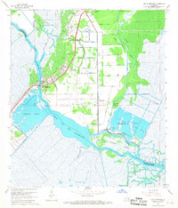 Download a high-resolution, GPS-compatible USGS topo map for Des Allemands, LA (1968 edition)