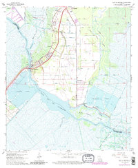 Download a high-resolution, GPS-compatible USGS topo map for Des Allemands, LA (1980 edition)
