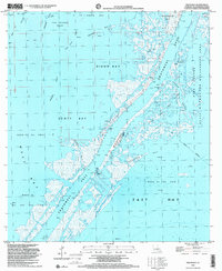 preview thumbnail of historical topo map of Plaquemines County, LA in 1998