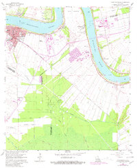 Download a high-resolution, GPS-compatible USGS topo map for Donaldsonville, LA (1981 edition)