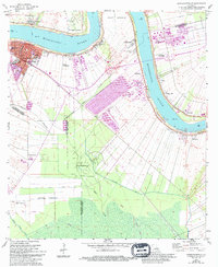 Download a high-resolution, GPS-compatible USGS topo map for Donaldsonville, LA (1994 edition)