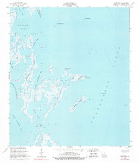 Download a high-resolution, GPS-compatible USGS topo map for Door Point, LA (1976 edition)
