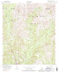 Download a high-resolution, GPS-compatible USGS topo map for Dowden Creek, LA (1981 edition)