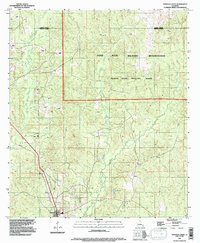 preview thumbnail of historical topo map of Vernon County, LA in 1994