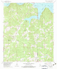 preview thumbnail of historical topo map of Union County, LA in 1982