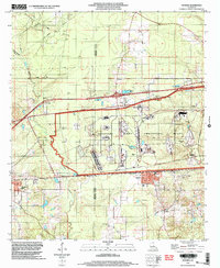 Download a high-resolution, GPS-compatible USGS topo map for Doyline, LA (2004 edition)