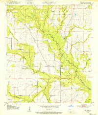 Download a high-resolution, GPS-compatible USGS topo map for Dry Creek, LA (1952 edition)